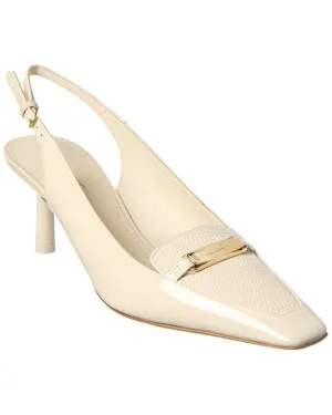 Ferragamo Patent Slingback Pump Dress Shoes