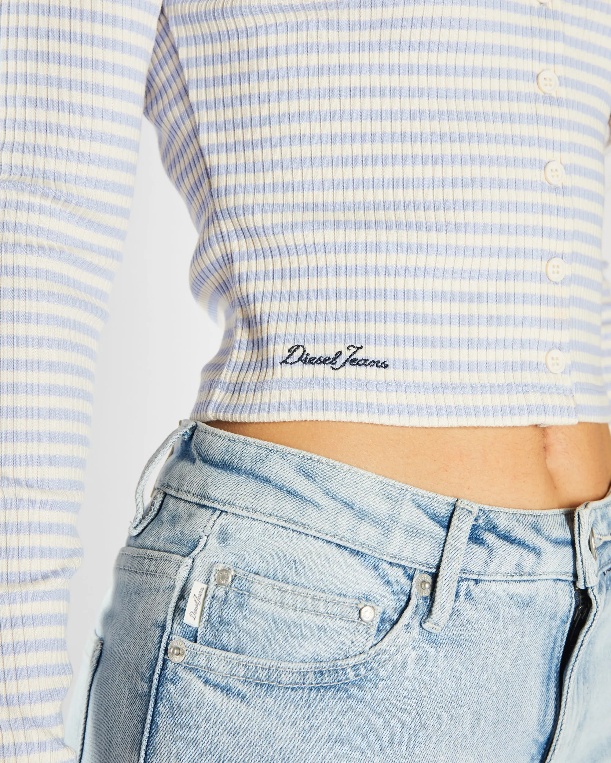 Fida Knit Periwinkle & Stone Handmade Fit Active Apparel