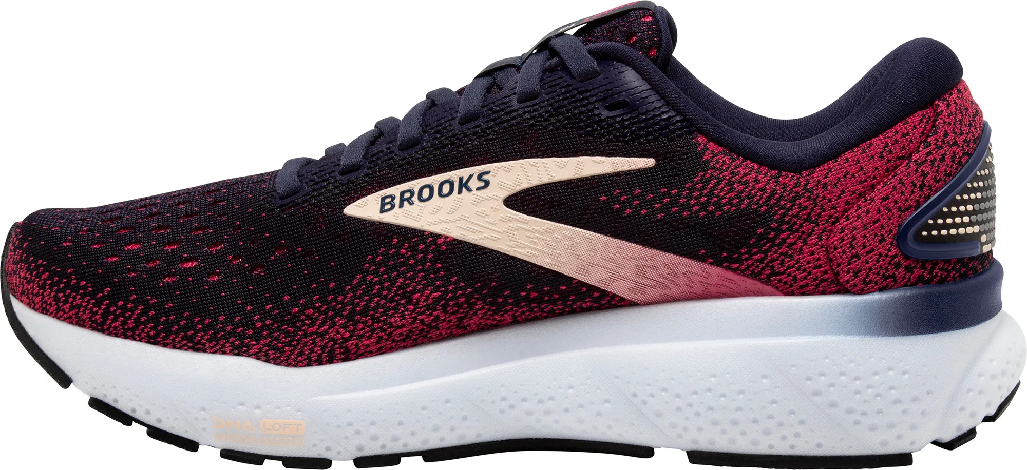 Brooks Ghost 16 Womens Running Shoes - Blue high - top shoe type