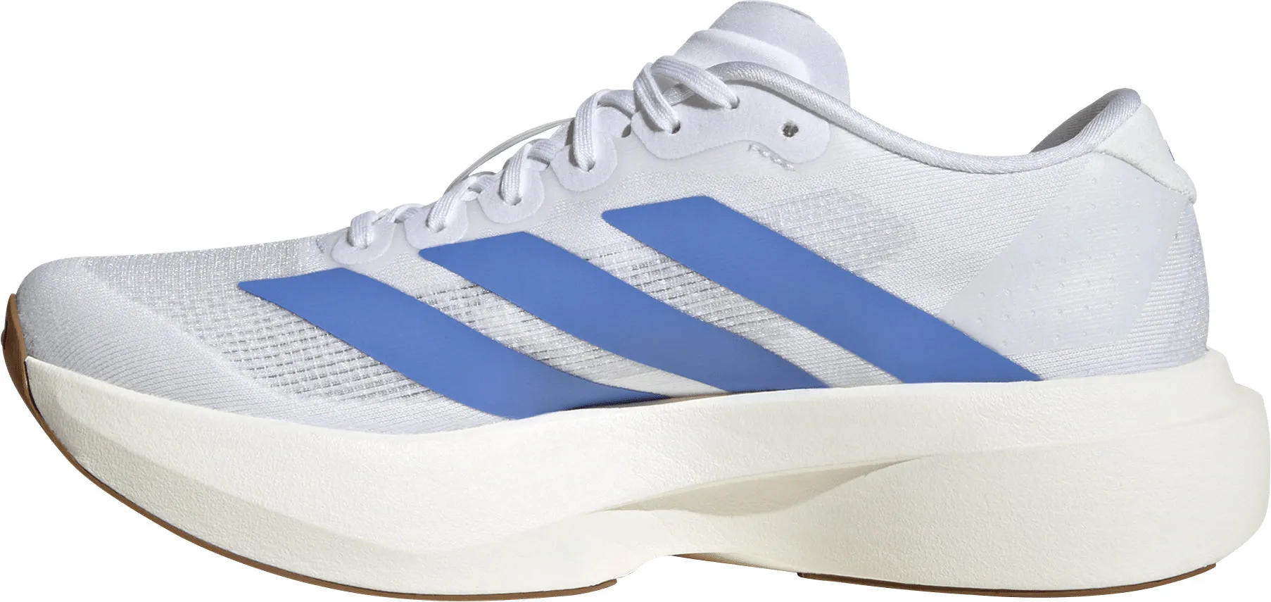 Breathable Perforated Tongue adidas Adizero EVO SL Womens Running Shoes - White