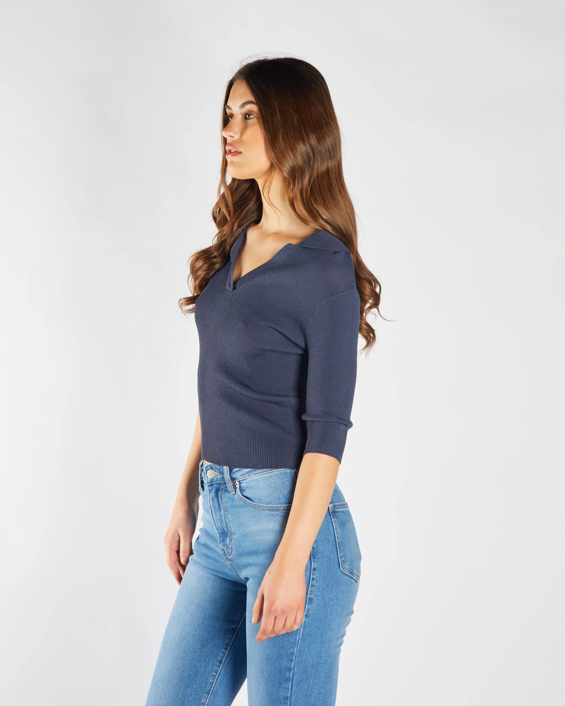 Floretta Knit Blue Nights Eco Wear NonIrritatingSeams