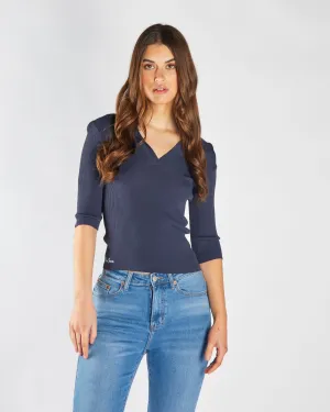 Floretta Knit Blue Nights StaticFree Material Friend Vibe