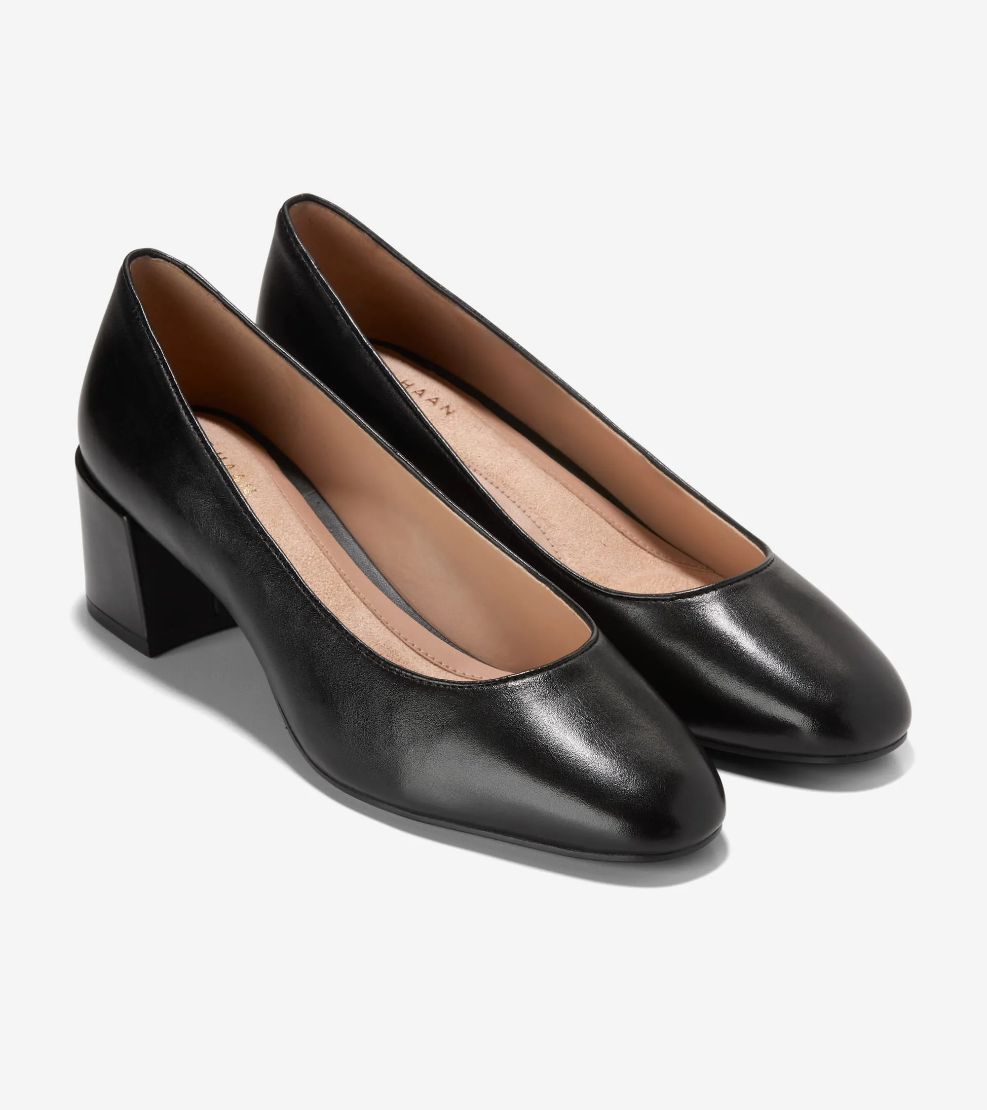 Anti Slip Sole Tapered Heel Cole Haan Women's Go-to Shayla Block Heel Pumps