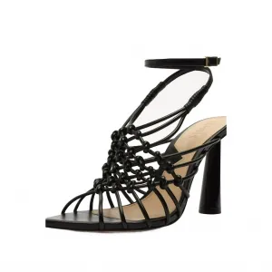 Foot Protection Anti Slip Feature Women's Tinah Strappy Heel In Black