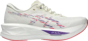 Asics SonicBlast Womens Running Shoes - White Aerodynamic Sole Design