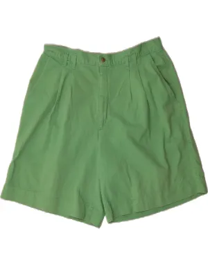 Comfortable fit wrinkle free DOCKERS Womens High Waist Pegged Chino Shorts US 18 2XL W34 Green