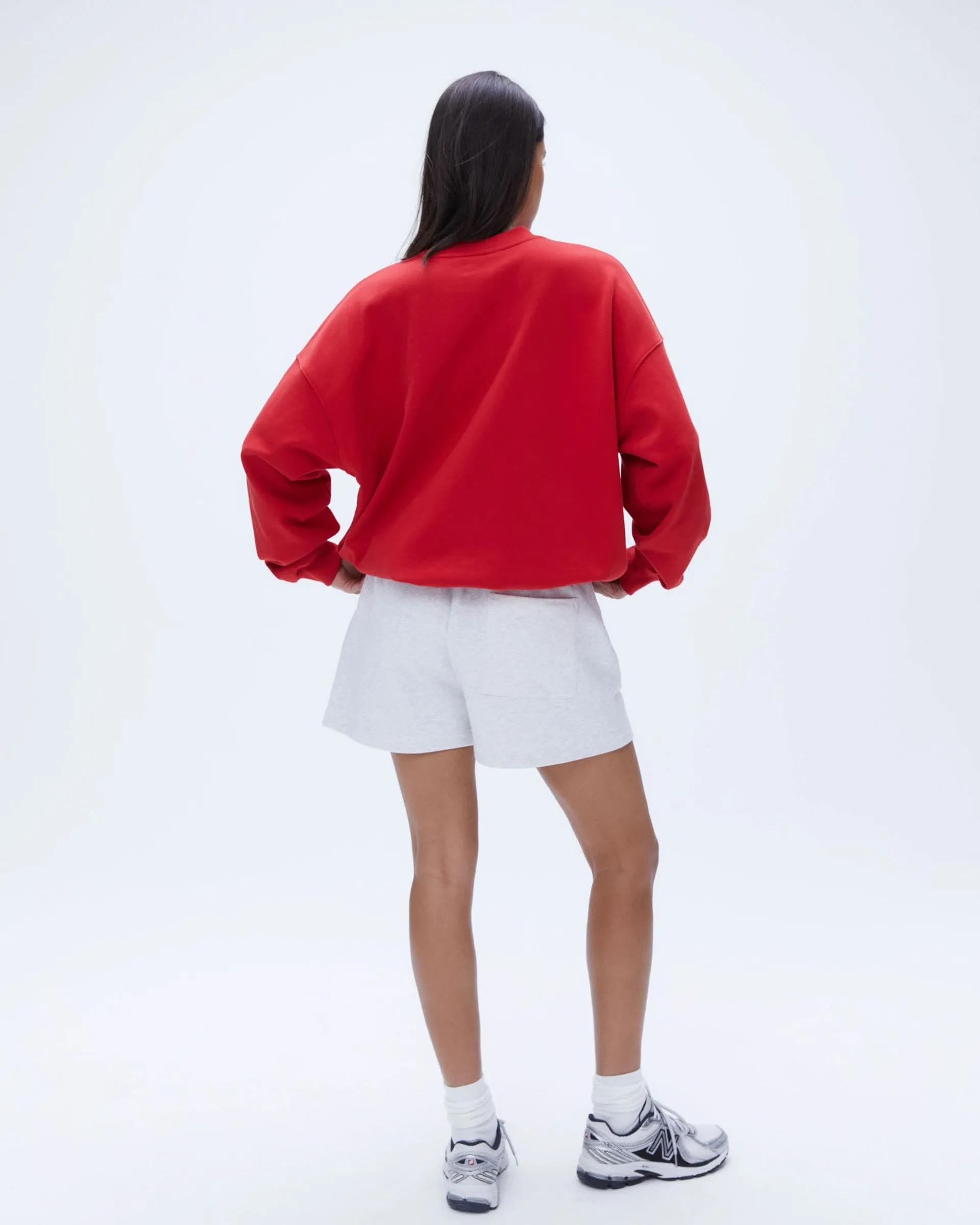 Yoga Friendly ADA Oversized Sweatshirt - Classic Red