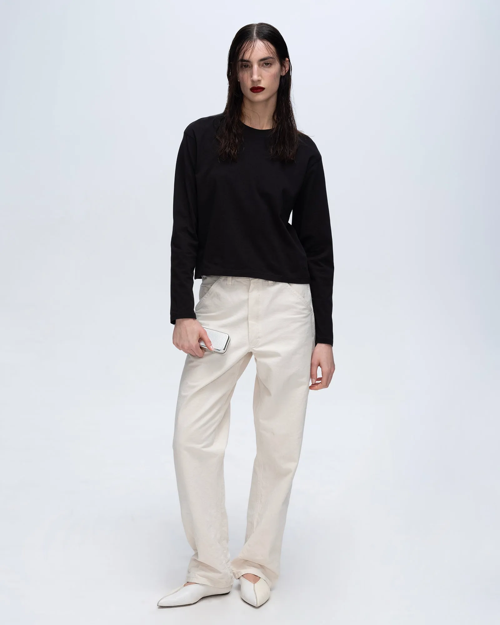 Classic Jersey Long Sleeve Boy Tee - Black Outdoor Smart Sleep