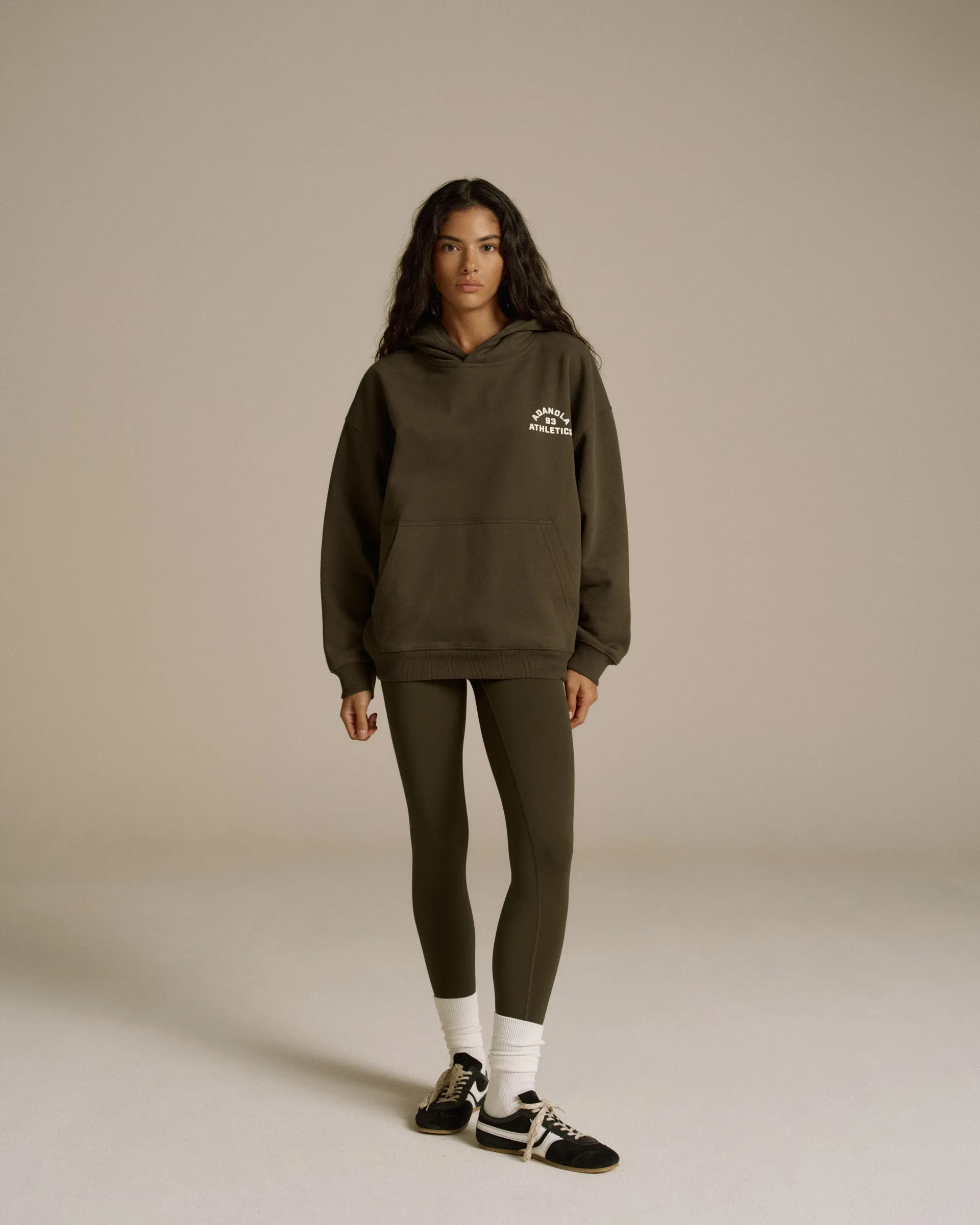 Campus Oversized Hoodie - Fern Green Layered Fashion wedding guest wear