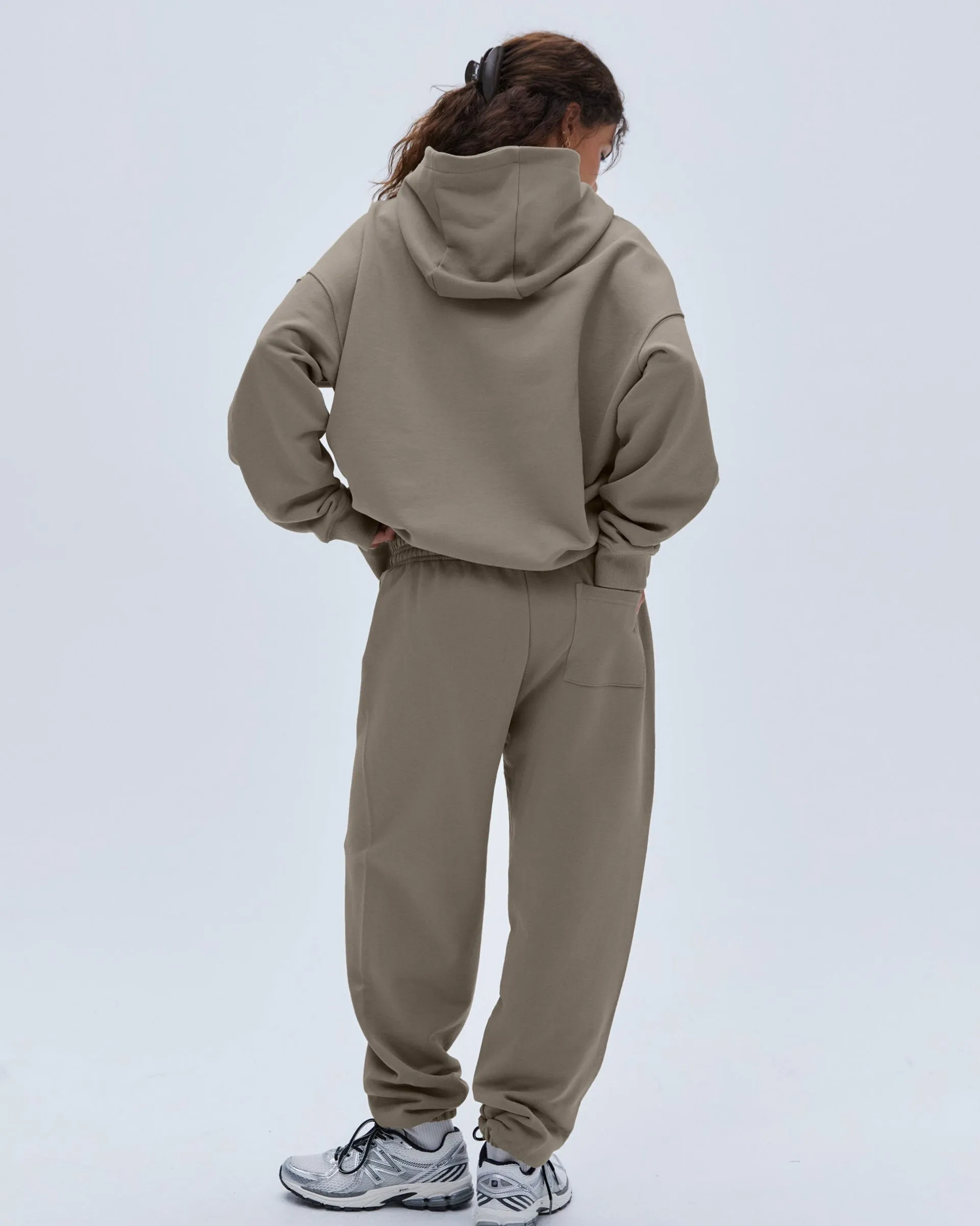 Varsity Oversized Hoodie - Clay Beige product warranty