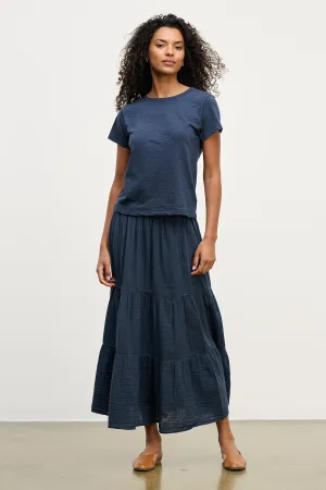 Low Impact Dye DANIELLE COTTON GAUZE SKIRT