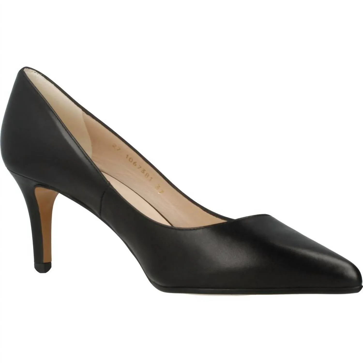 Synthetic Upper Edurne Pumps In Negro