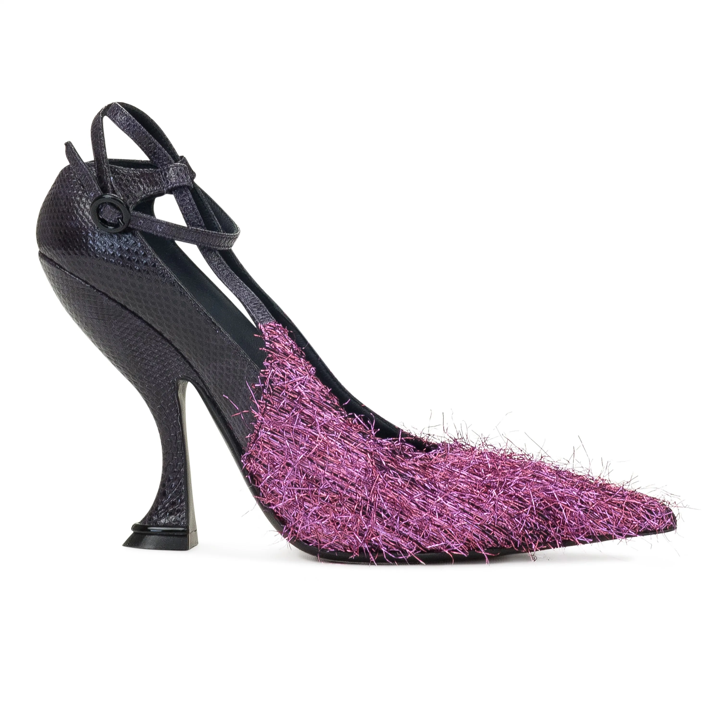 Buckle Detail Ultra High Heels FUSCHIA RITA 105 PUMP HEELS