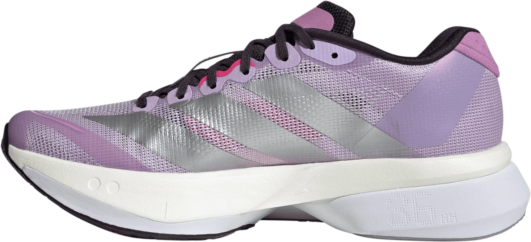 adidas Adizero Boston 13 Womens Running Shoes - Purple Lightweight Mesh Bounce Response Technology