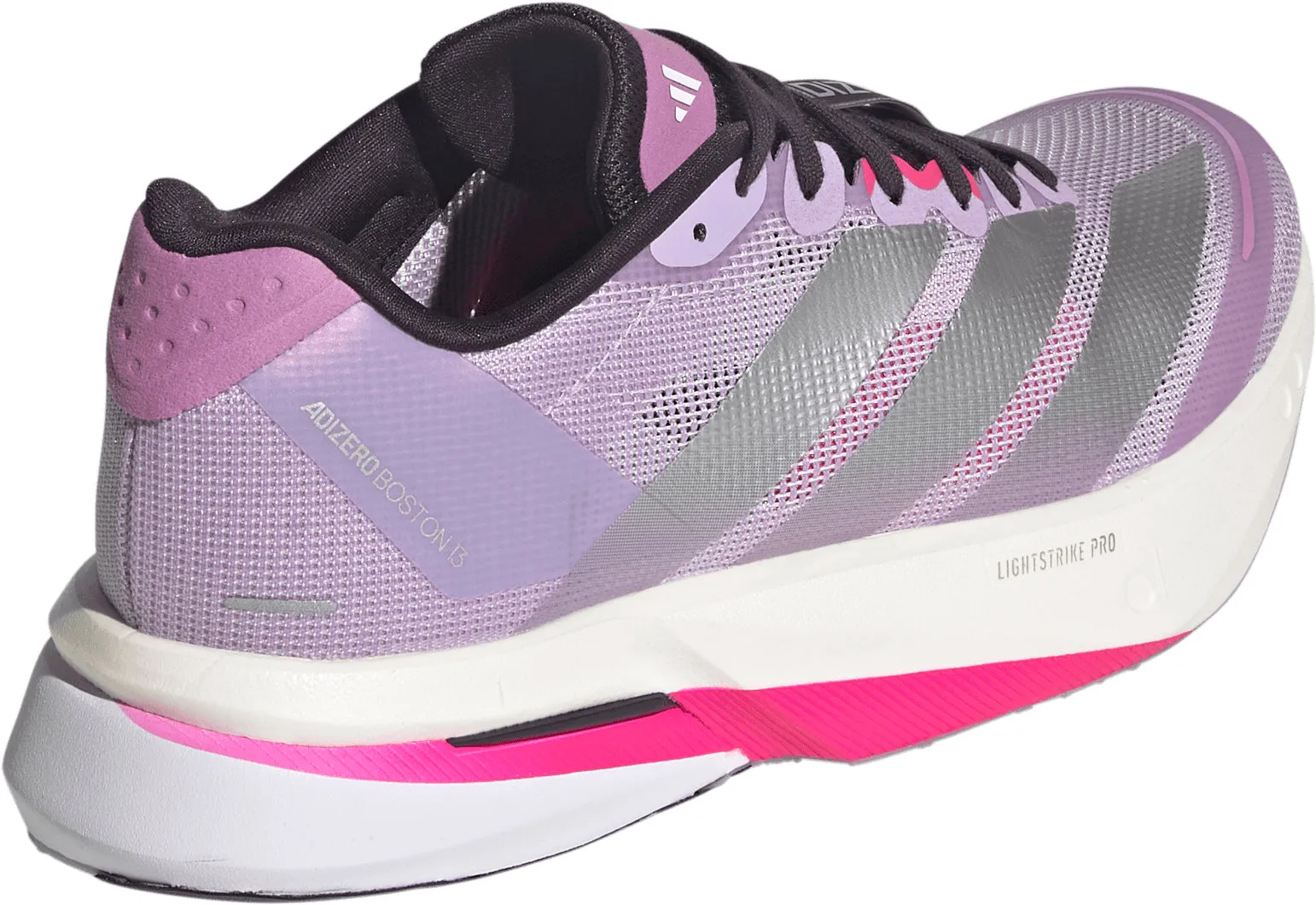 adidas Adizero Boston 13 Womens Running Shoes - Purple Wide Platform Base running headlamp