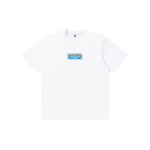 Men's masculinity Eco Friendly Dyes GENUINE PRODUCTS SIGN TEE WHITE