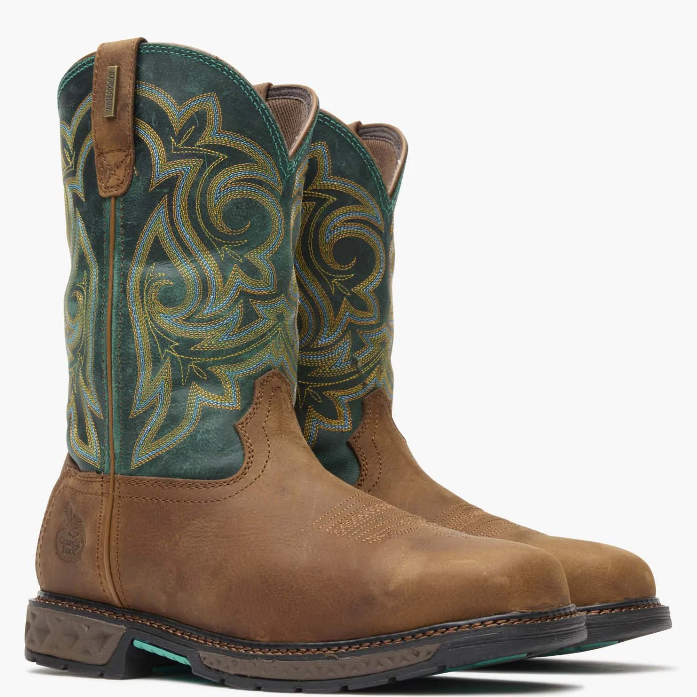 Stable Support Adventure Journey Tiger Mark Georgia Boot Carbo-Tec LT Women's Steel Toe Waterproof Pull-On Boot