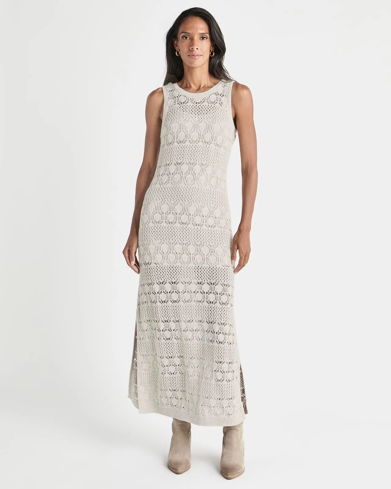 Georgia Pointelle Dress Breeze Grace Flattering Silhouette