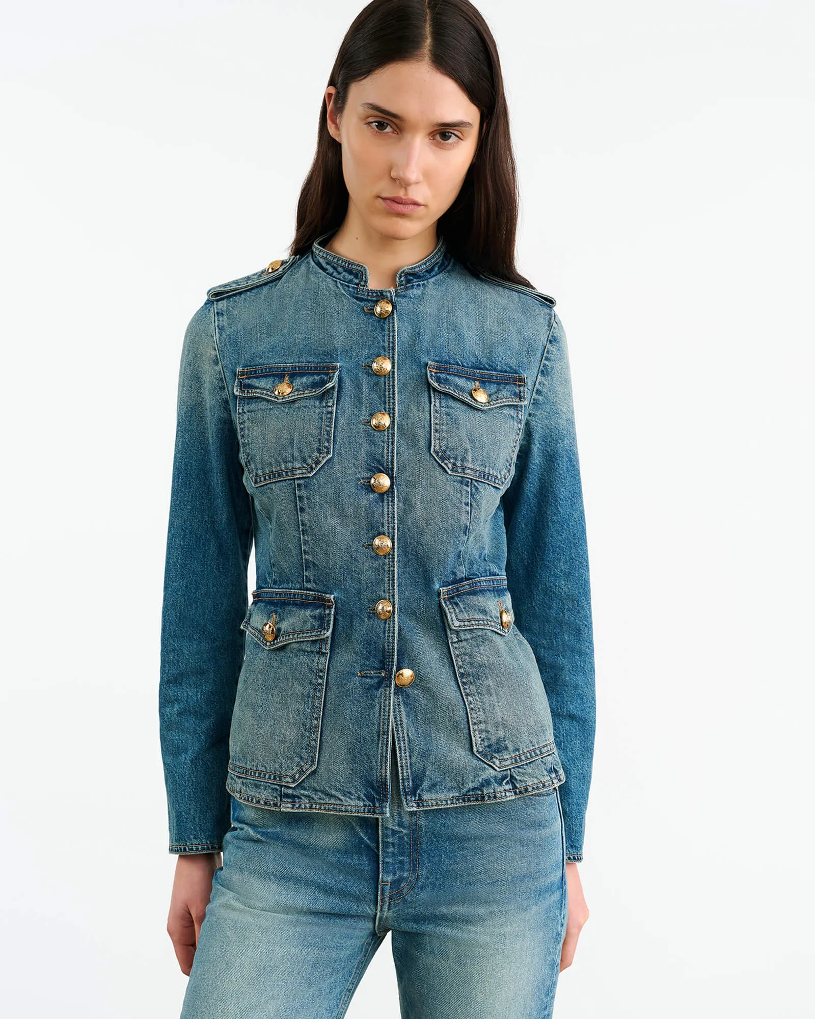 AntiPilling Finish GERALDINE DENIM JACKET