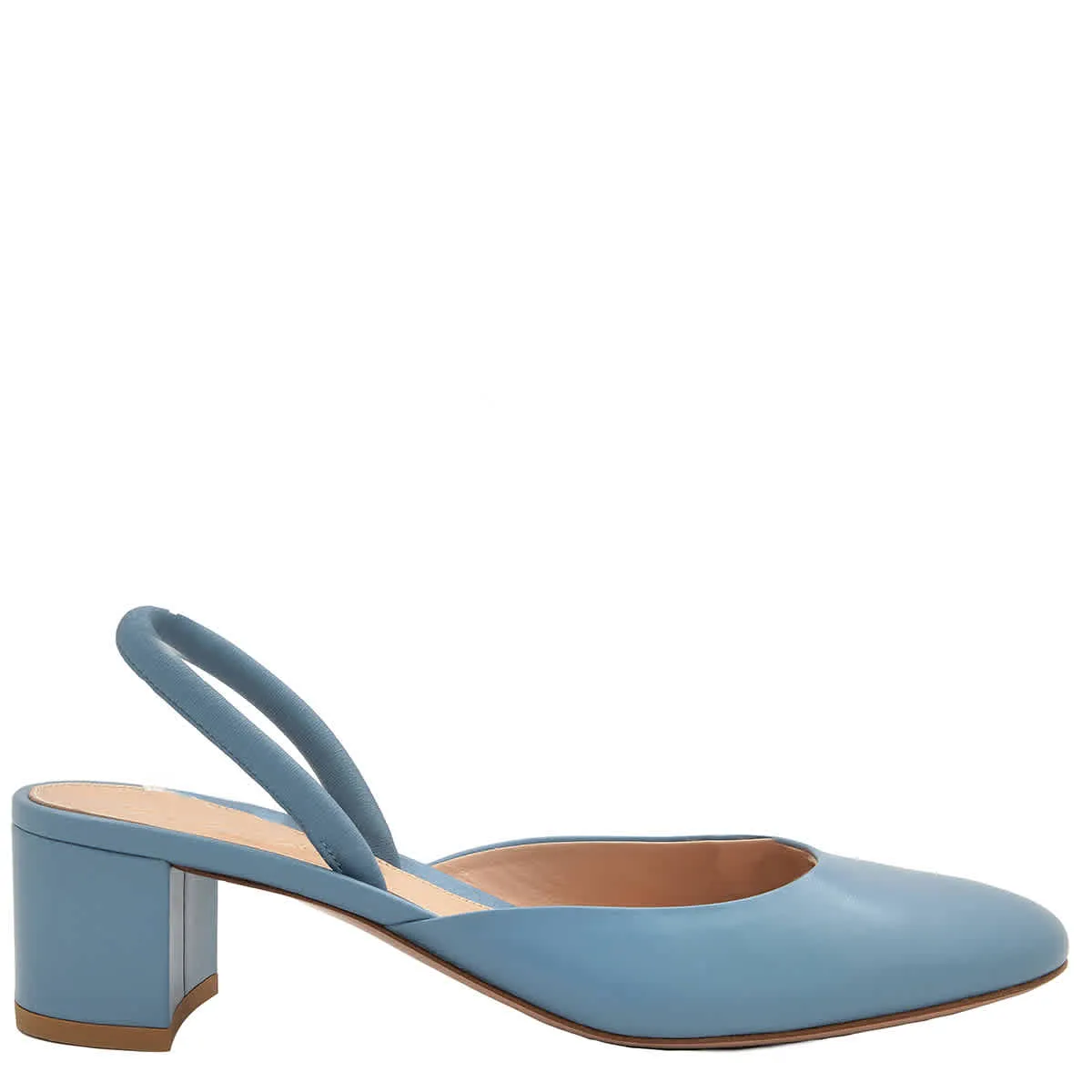 Retro Platform Heels Gianvito Rossi Tivoli Leather Slingback Pumps