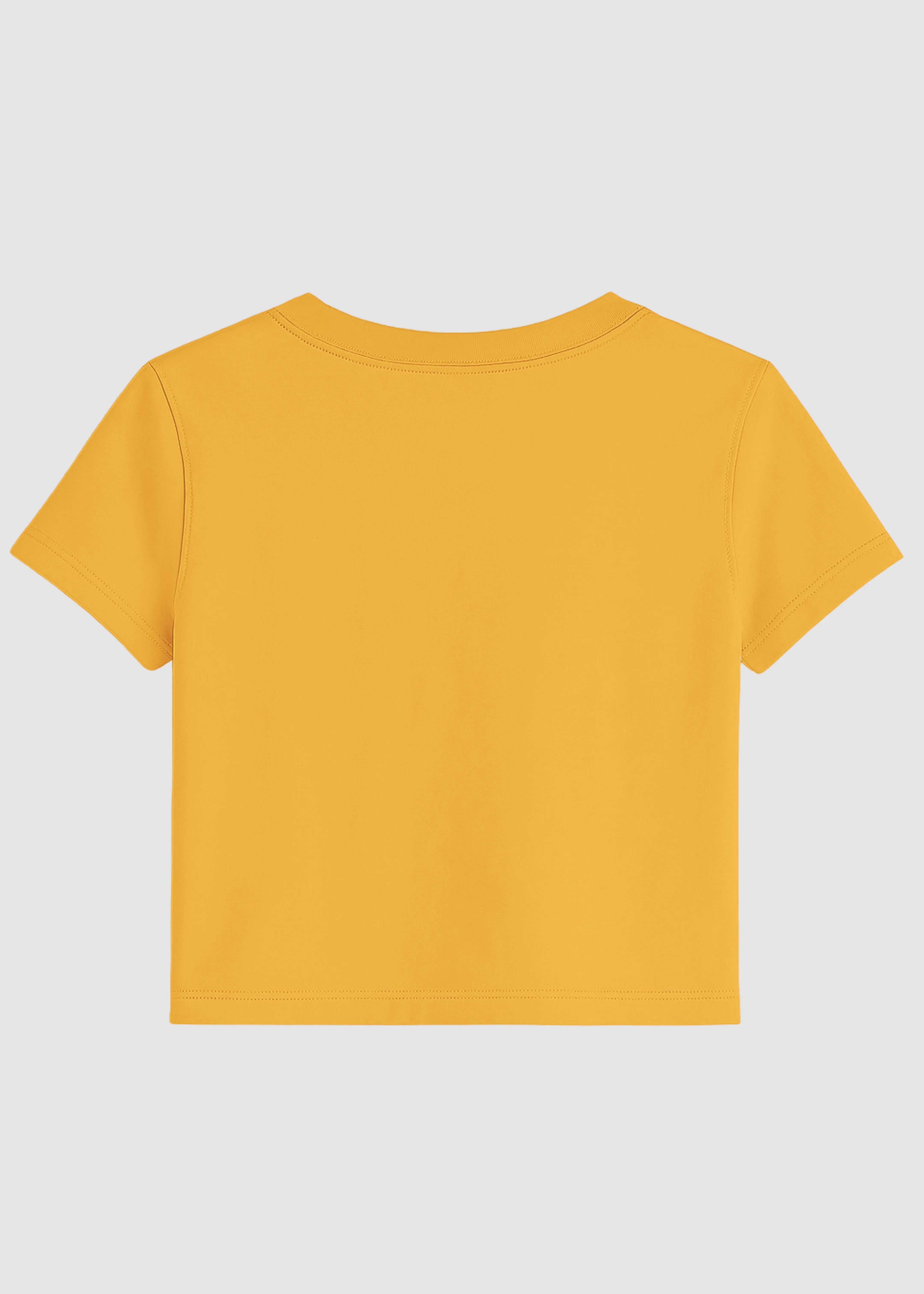 Golden Yellow Crop Top | FC39 Essential Style Wear SustainableManufacturing