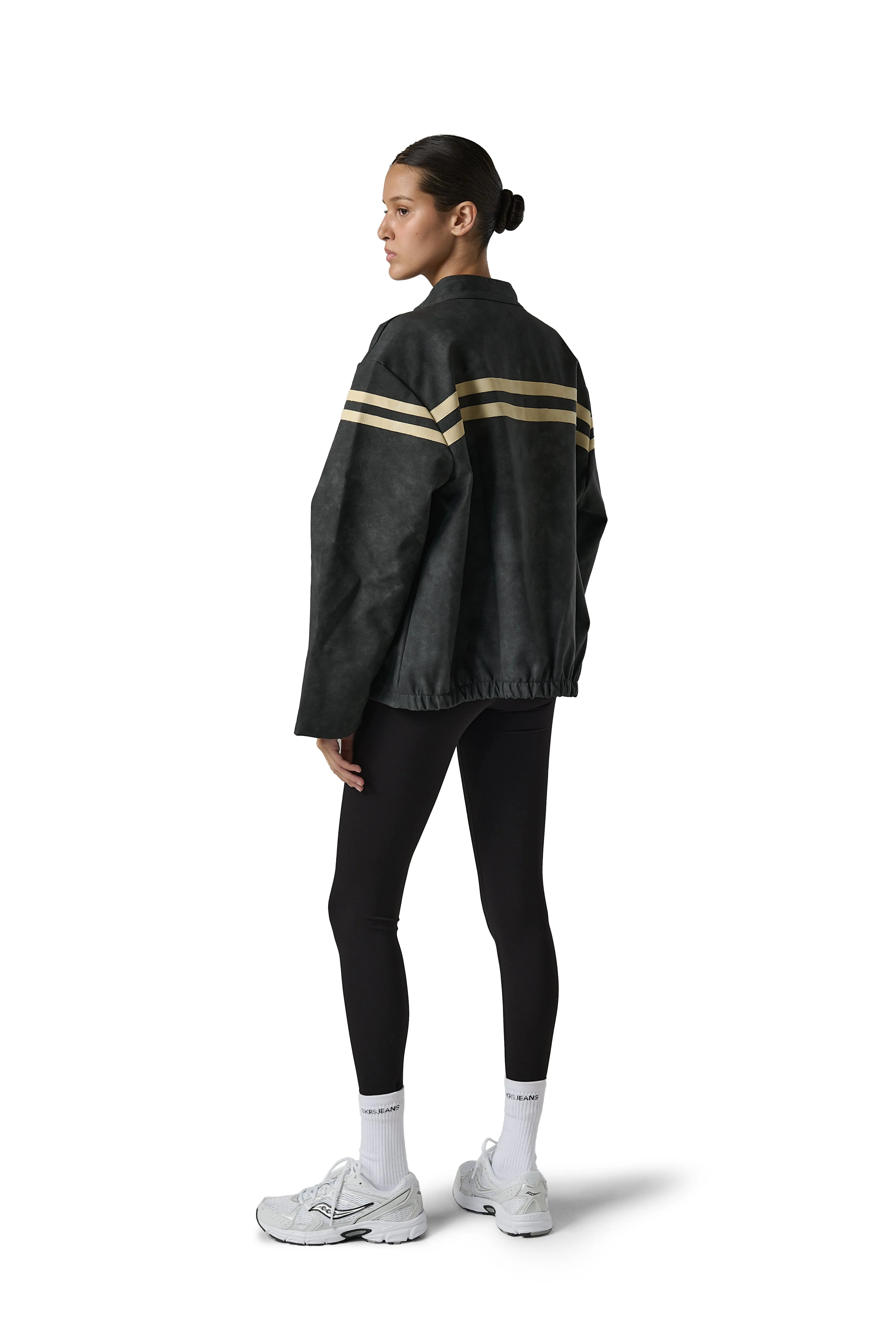 Grandpa Vegan Biker Jacket Mild Weather Soft Cover