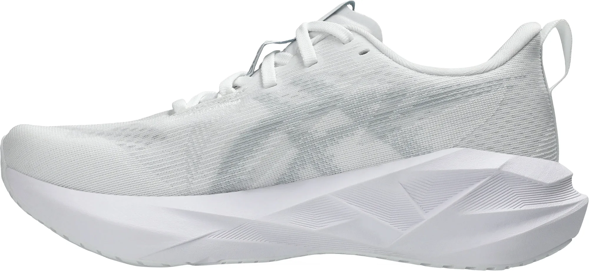 Asics NovaBlast 5 Womens Running Shoes - White running clubs compression socks