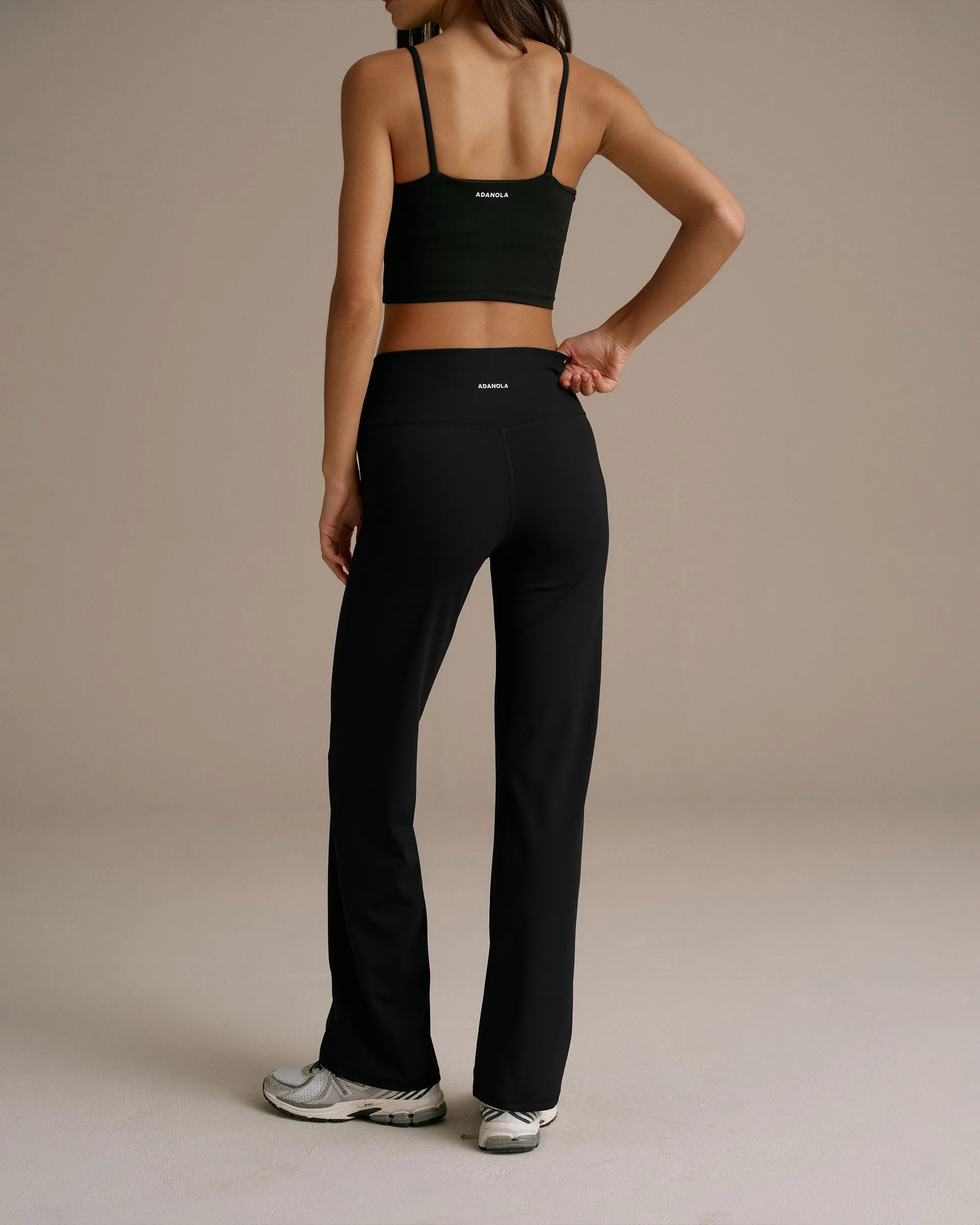 Simple and Cozy Wrap Over Yoga Pant - Black