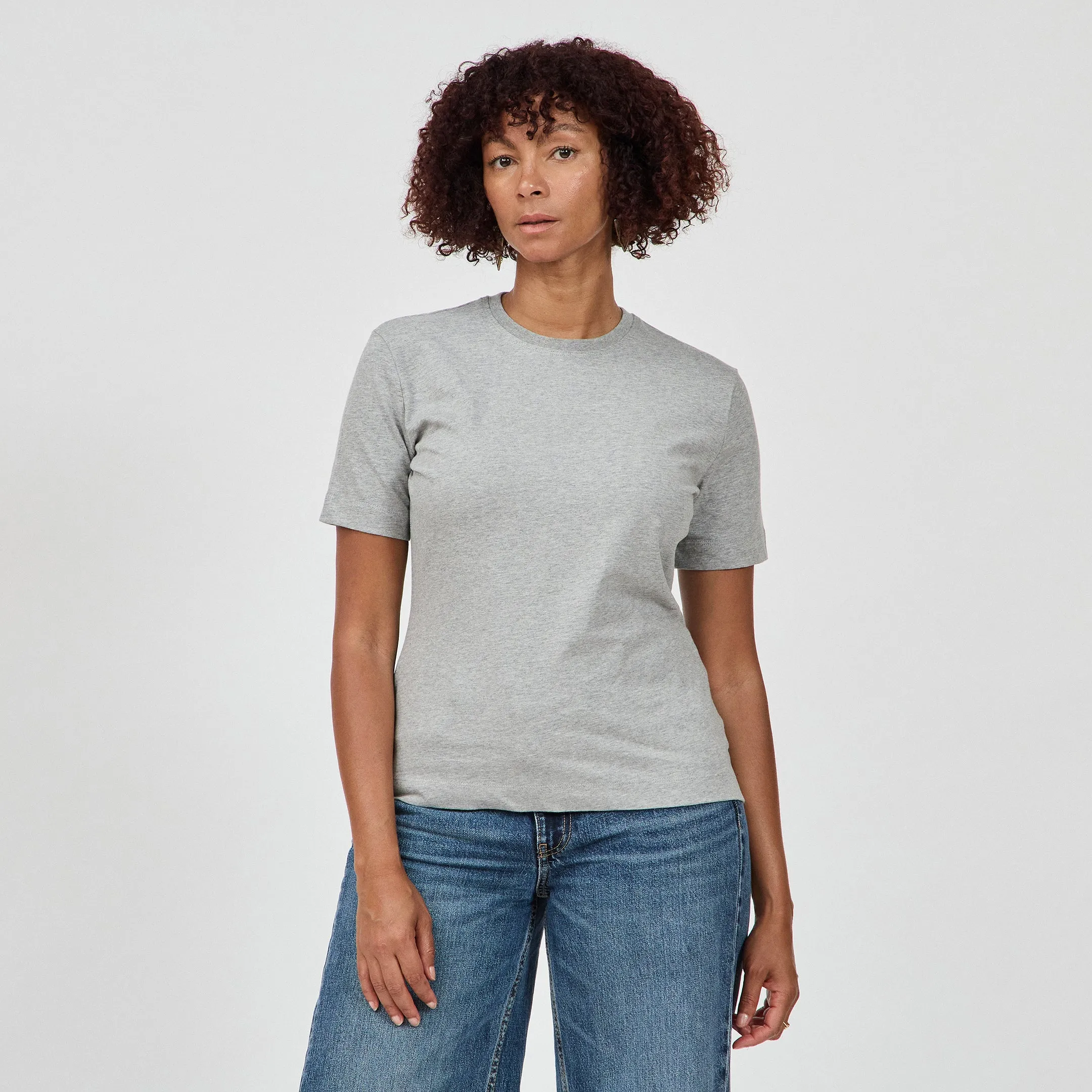 Heavy Cotton Crew Simple Fashion Essential Clothing