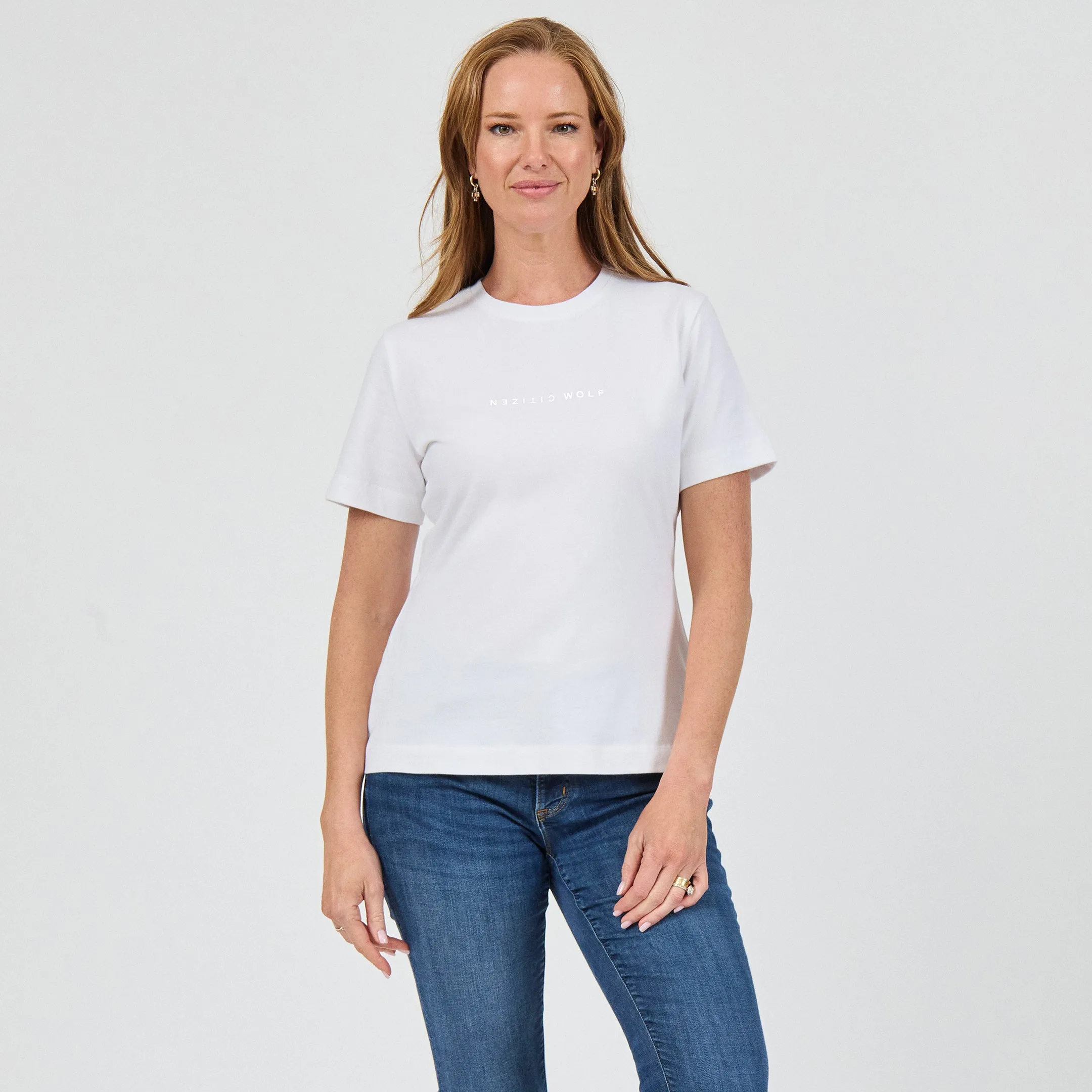 Heavy Cotton Logo Tee Cozy Design Fit Reinforced Shoulders