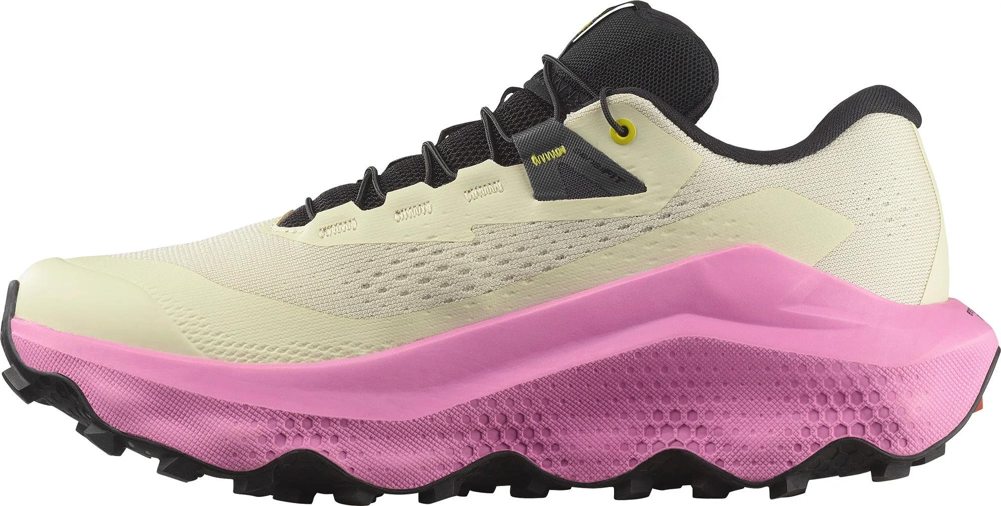 Salomon Ultra Glide 3 Womens Trail Running Shoes - Cream High Abrasion Rubber impact - protection shoes