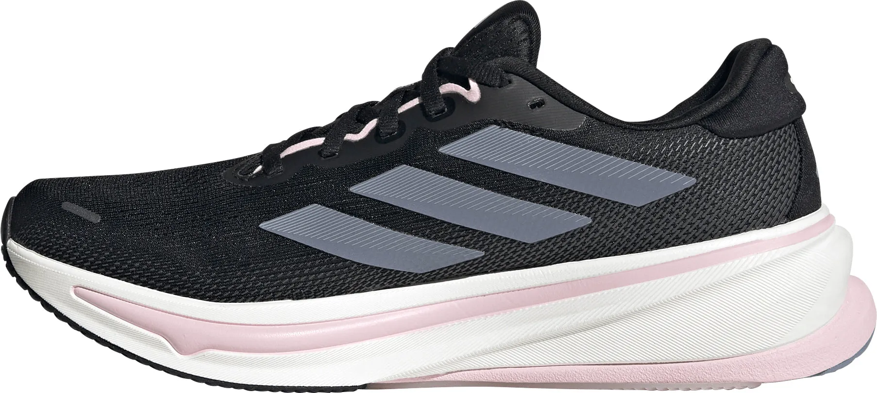 adidas Supernova Rise 2 Womens Running Shoes - Black Adaptive Fit System lycra running gear