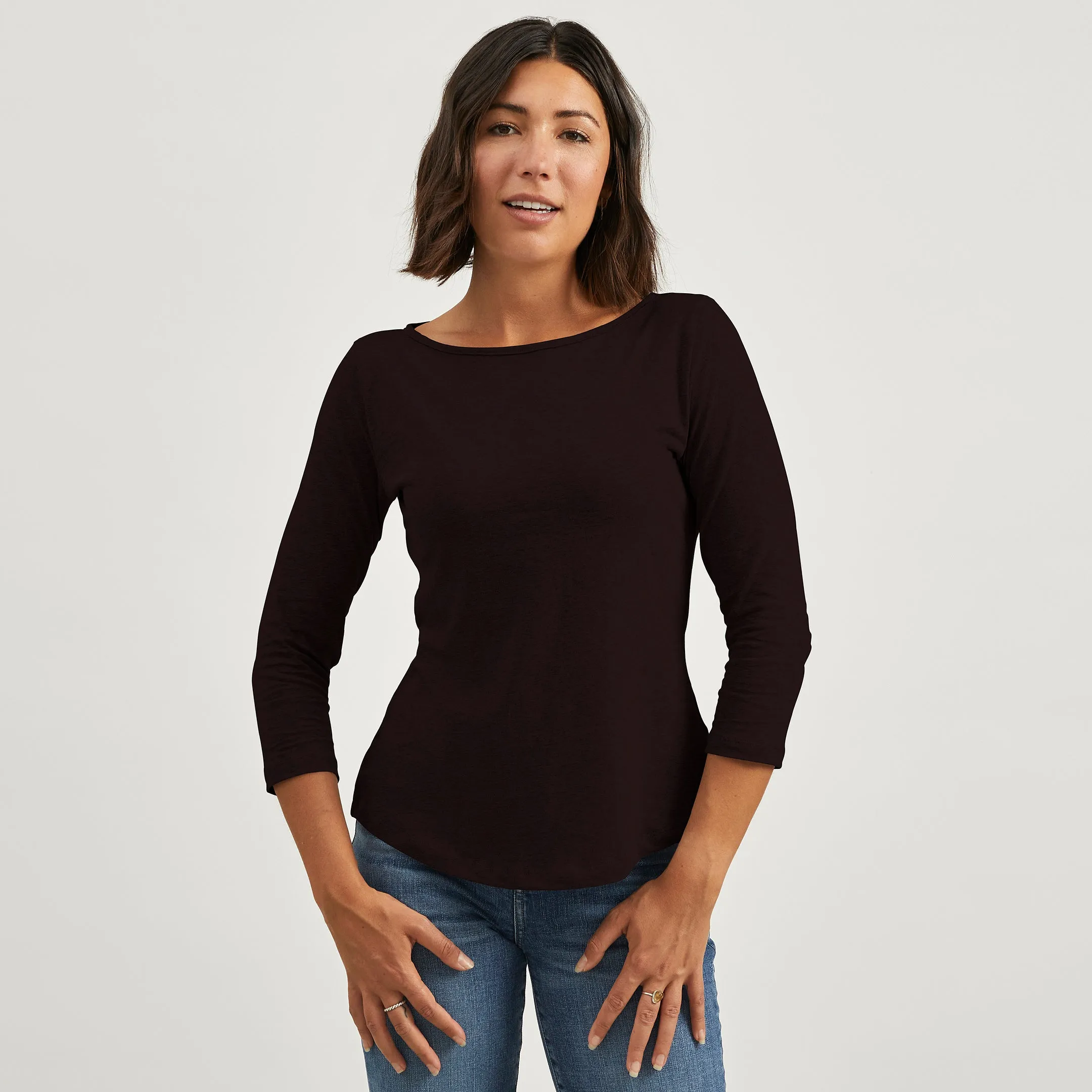 Hemp 3/4 Boat Tee Weekend Wear