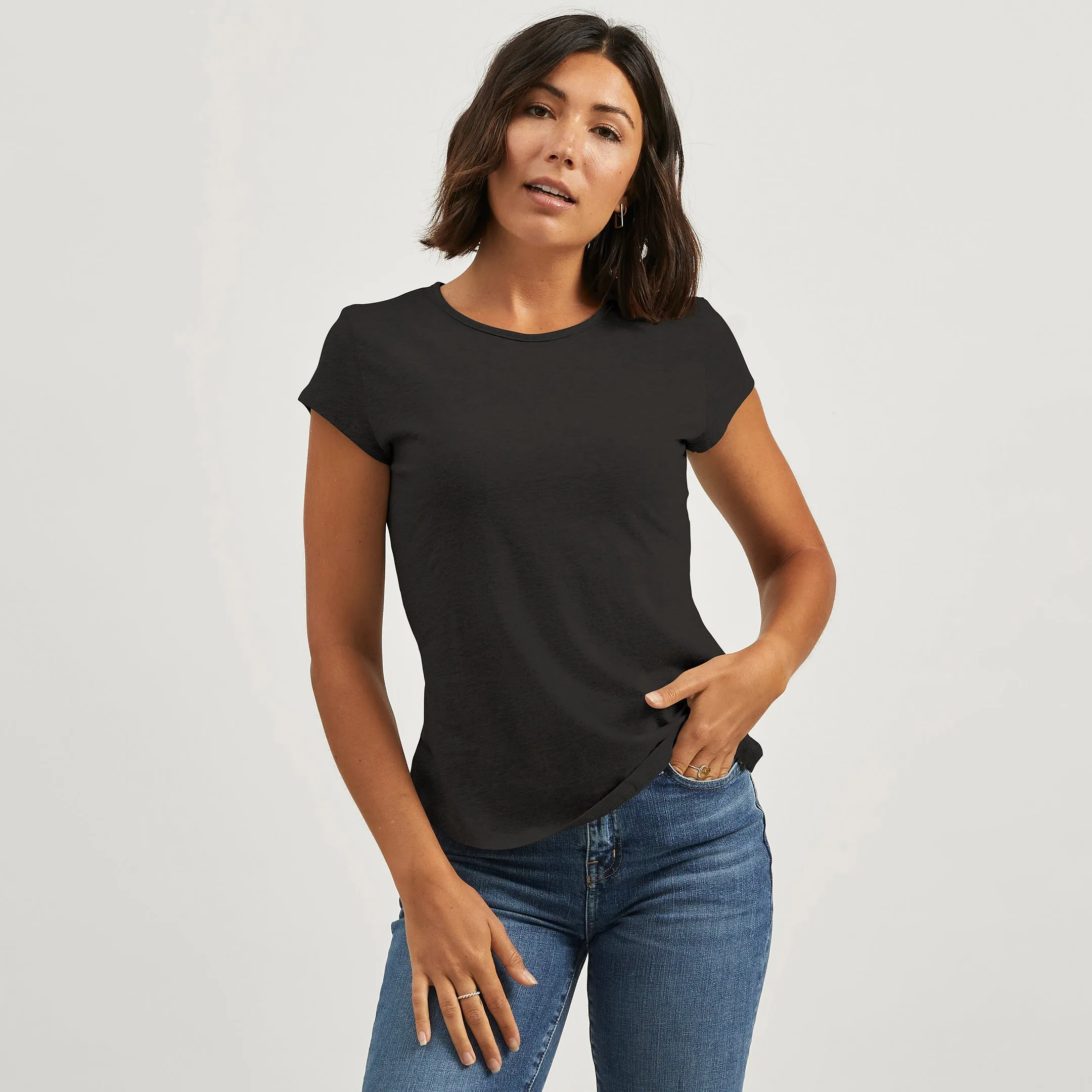 Hemp Cap Crew Tee Seamless construction UV Protection Fabric