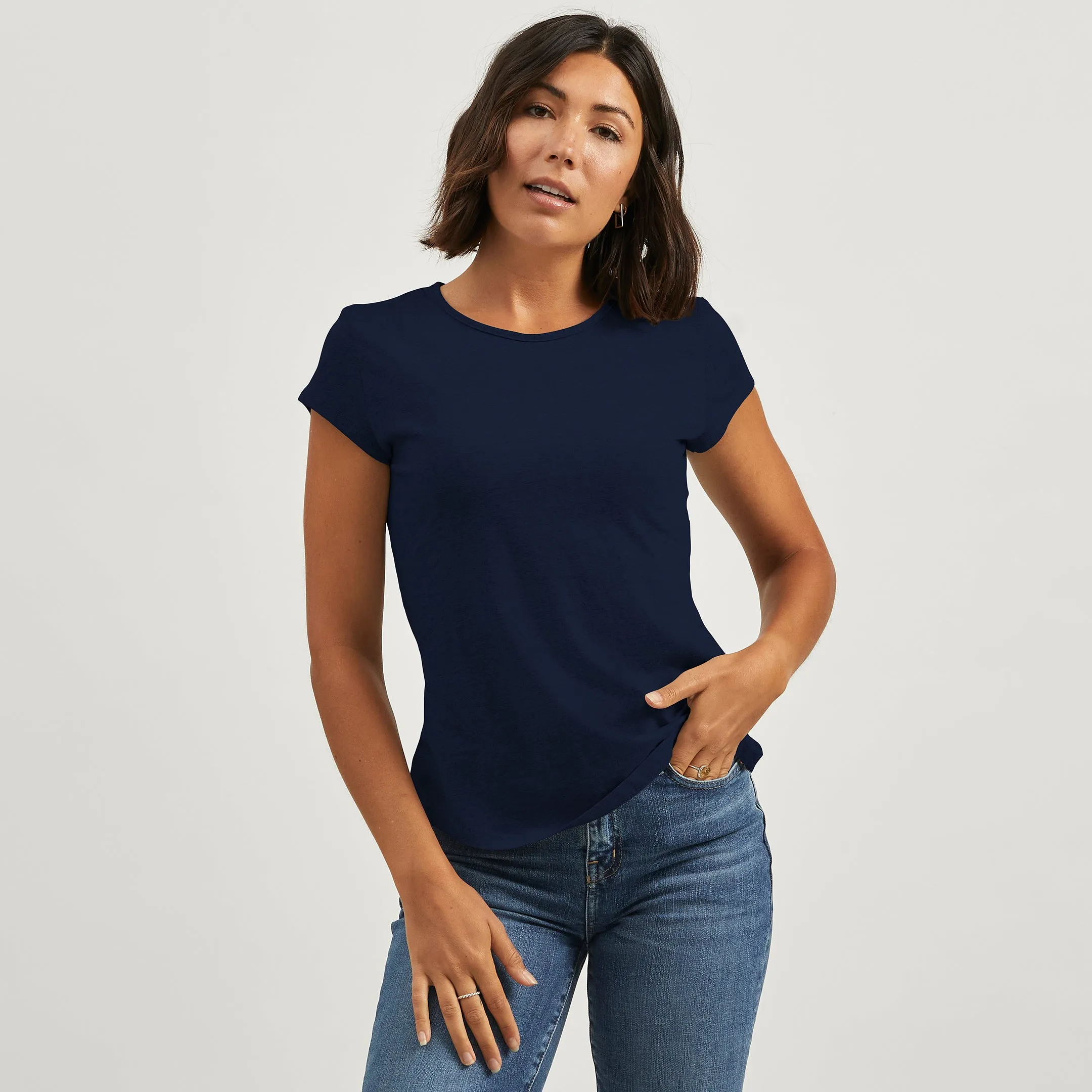 Comfy Flex Comfy Fit Hemp Cap Crew Tee