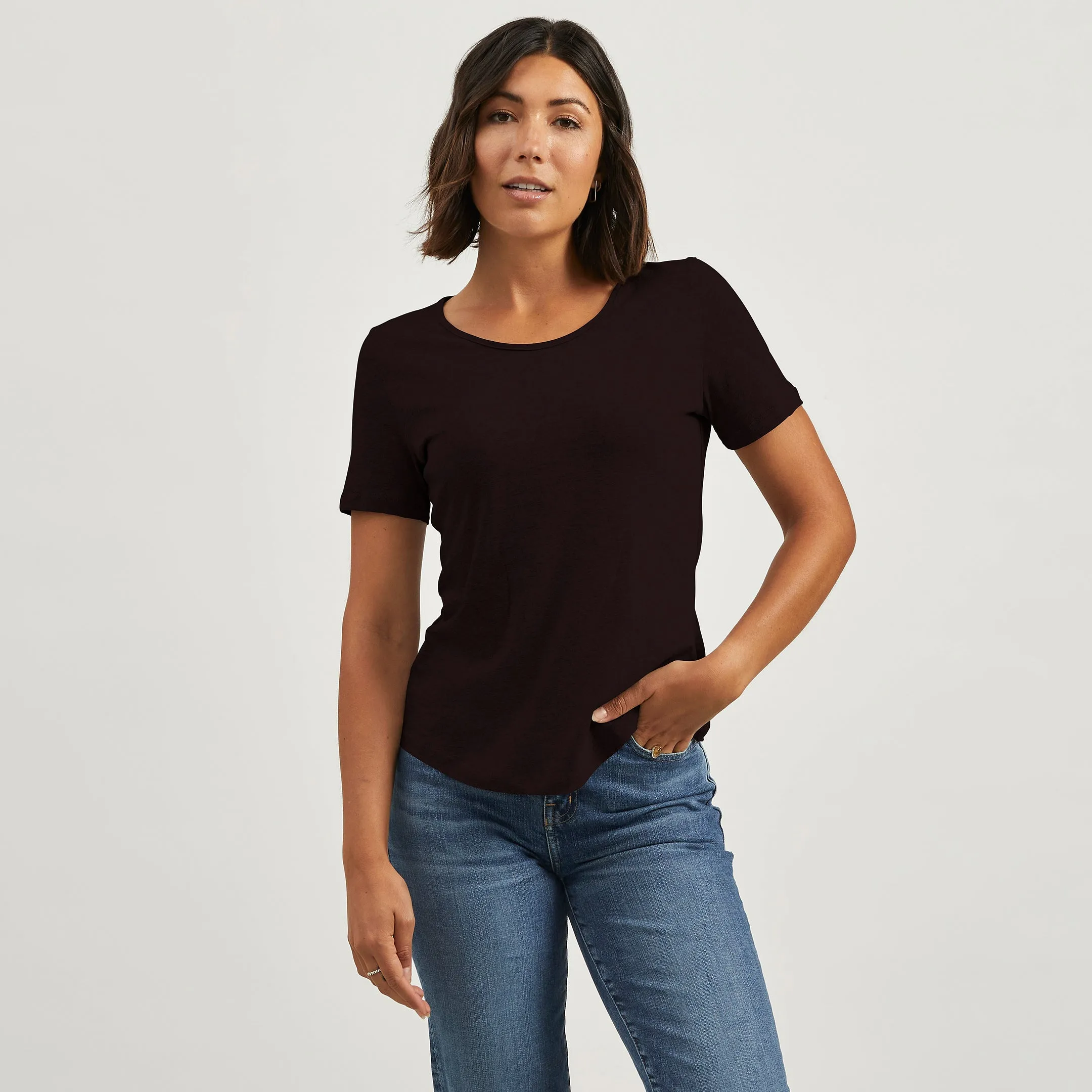 TaglessCollar Hemp Relaxed Crew Tee