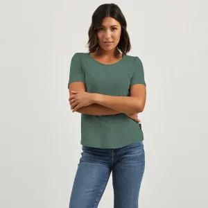 Anti Perspiration Lining Essential Look Hemp Relaxed Crew Tee