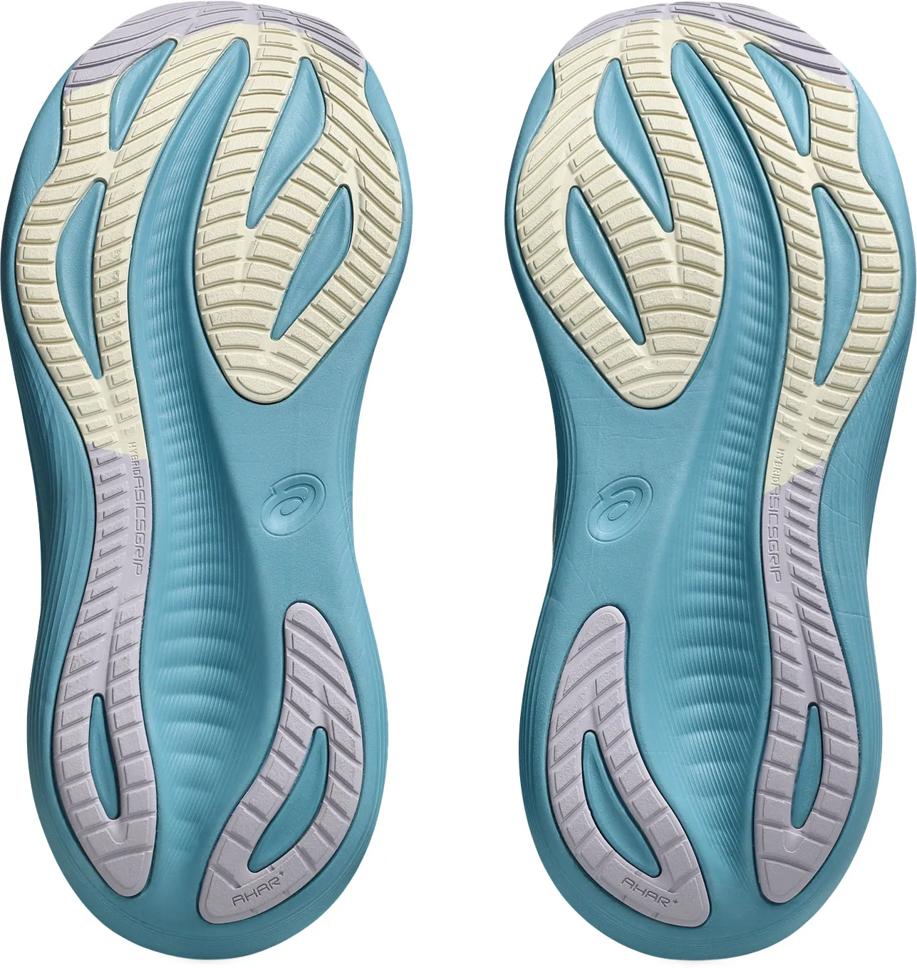 running in a playground shoes Asics Gel Nimbus 27 Womens Running Shoes - Blue