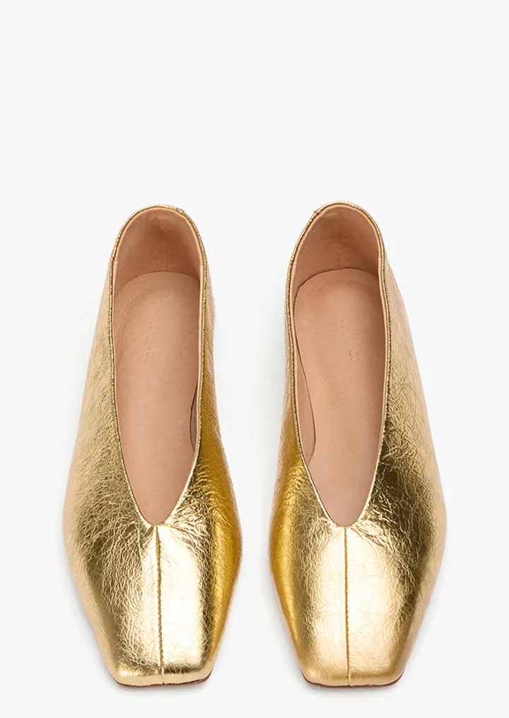 Style Ready Footwear Brash Gold Vintage Metal