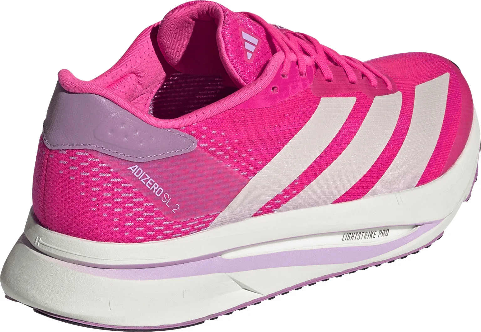 adidas Adizero SL 2 Womens Running Shoes - Pink easy - to - clean insole shoes Gradient Compression