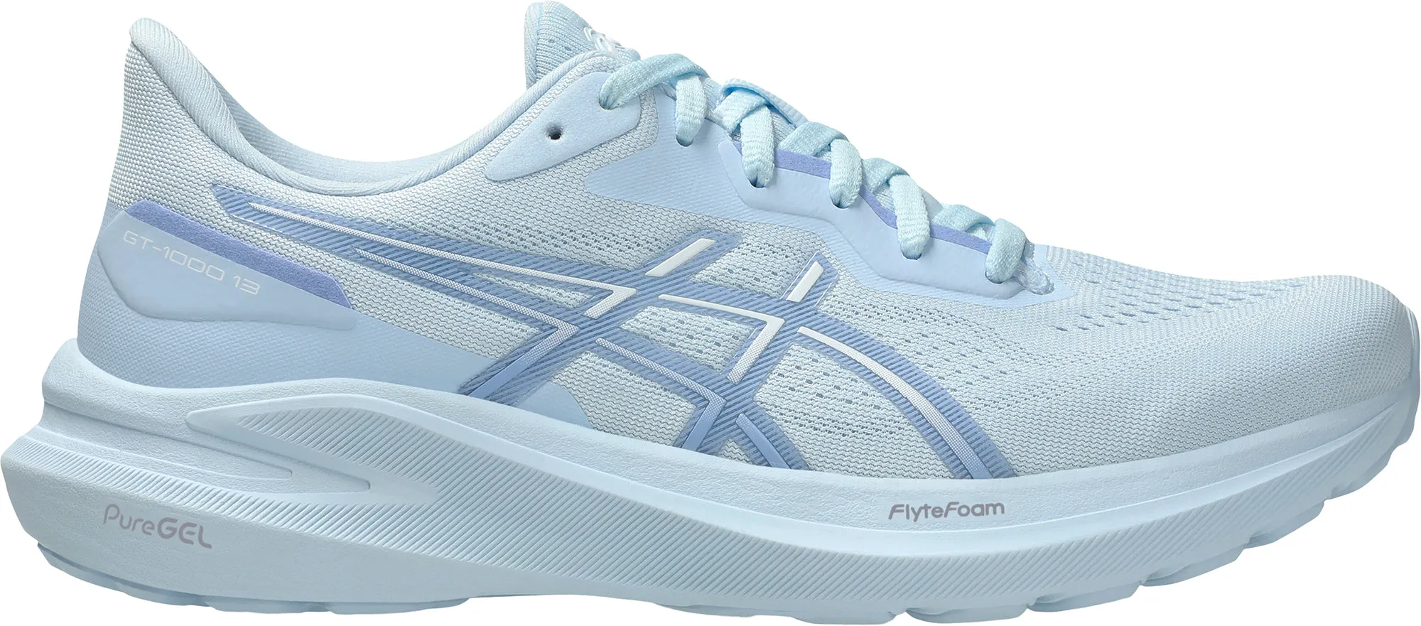 Asics GT 1000 13 Womens Running Shoes - Blue beginner shoes