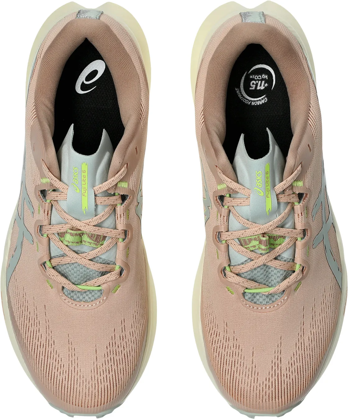 Asics Fuji Lite 6 Womens Trail Running Shoes - Pink EVA - midsole - comfort - cushion shoes