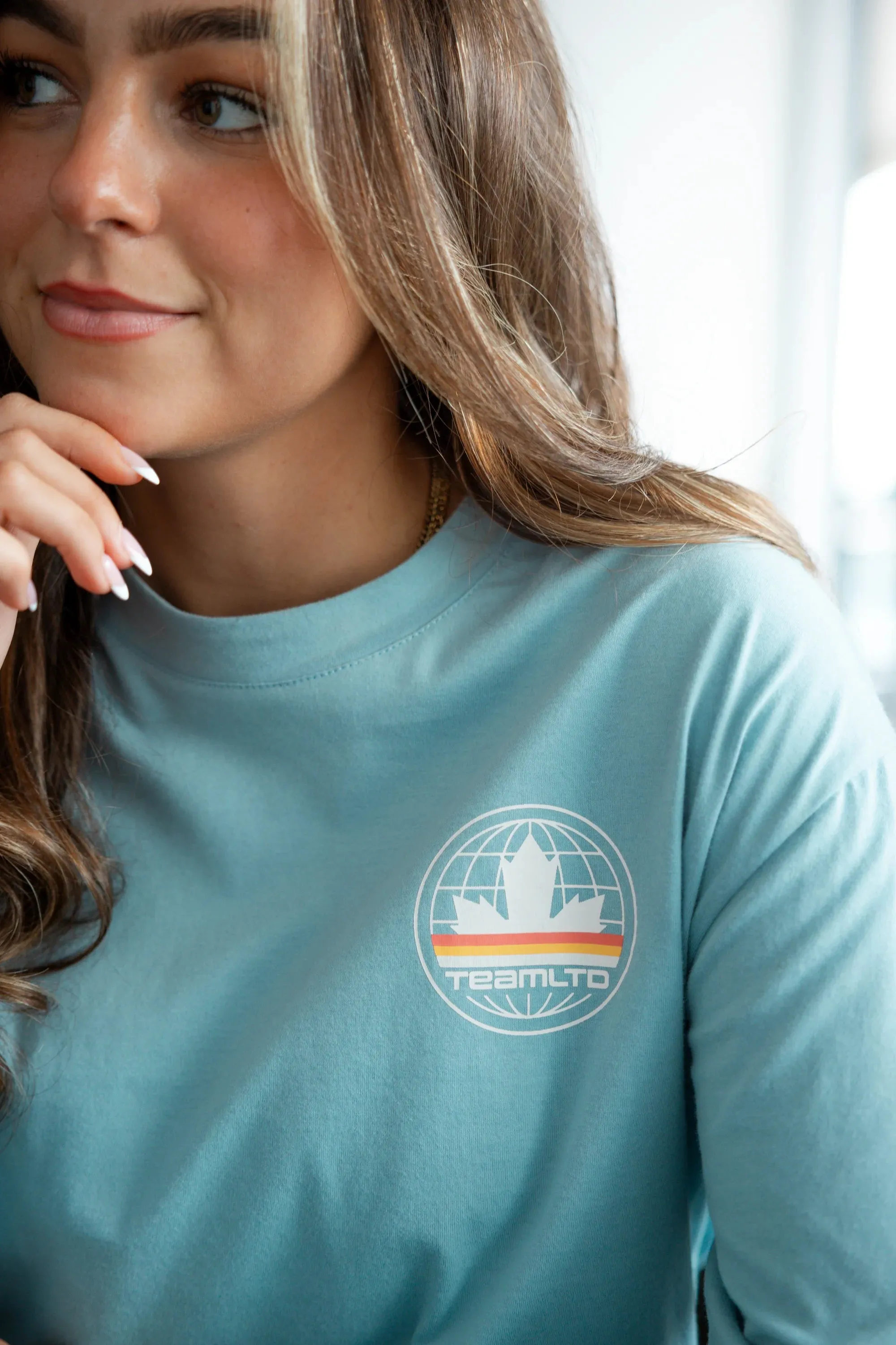 Durable Colorfast Finish Spring Wear Canuck Long Sleeve