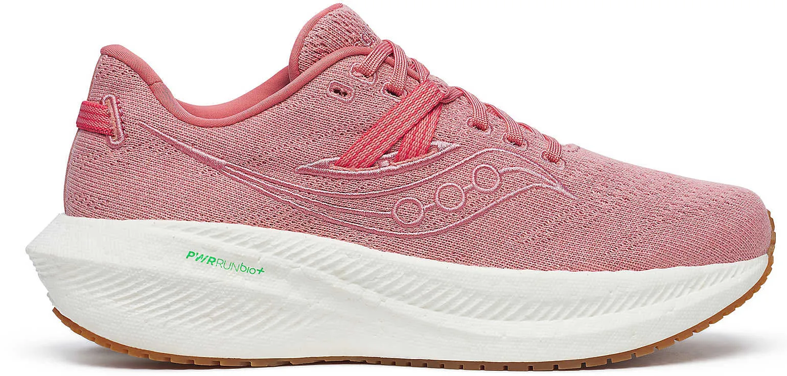 dusk run running wear Saucony Triumph RFG Womens Running Shoes - Pink