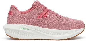 dusk run running wear Saucony Triumph RFG Womens Running Shoes - Pink