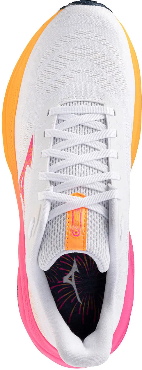 Durable Stitching Mizuno Wave Sky 9 Running Shoes - White