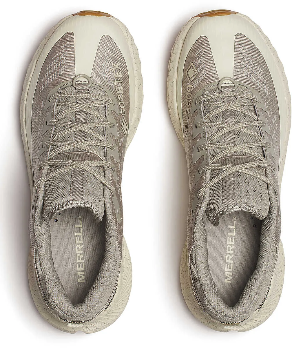 ribbon - trimmed - design shoes synthetic - leather - upper shoes Merrell Agility Peak 5 GORE-TEX Womens Trail Running Shoes - Grey