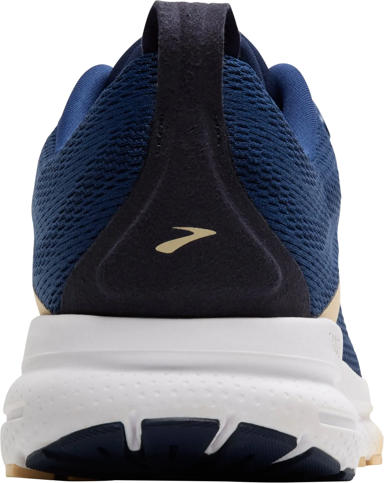 Brooks Trace 4 Womens Running Shoes - Blue Heel support cup Soft - landing