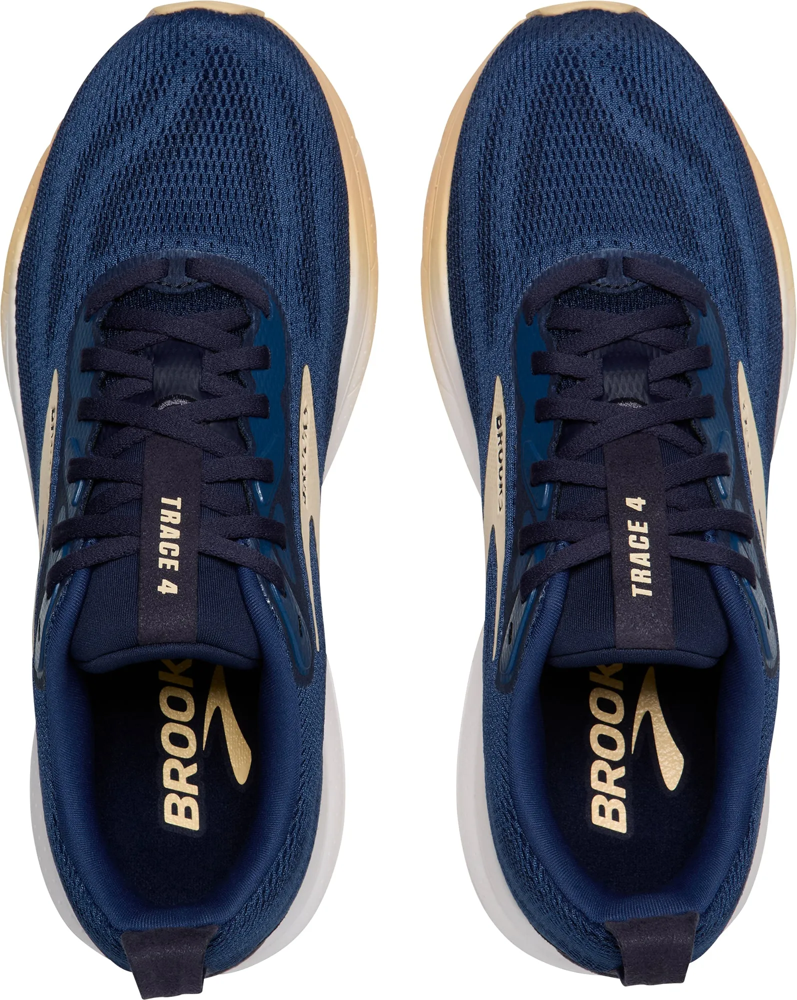 reflective shoe element Brooks Trace 4 Womens Running Shoes - Blue