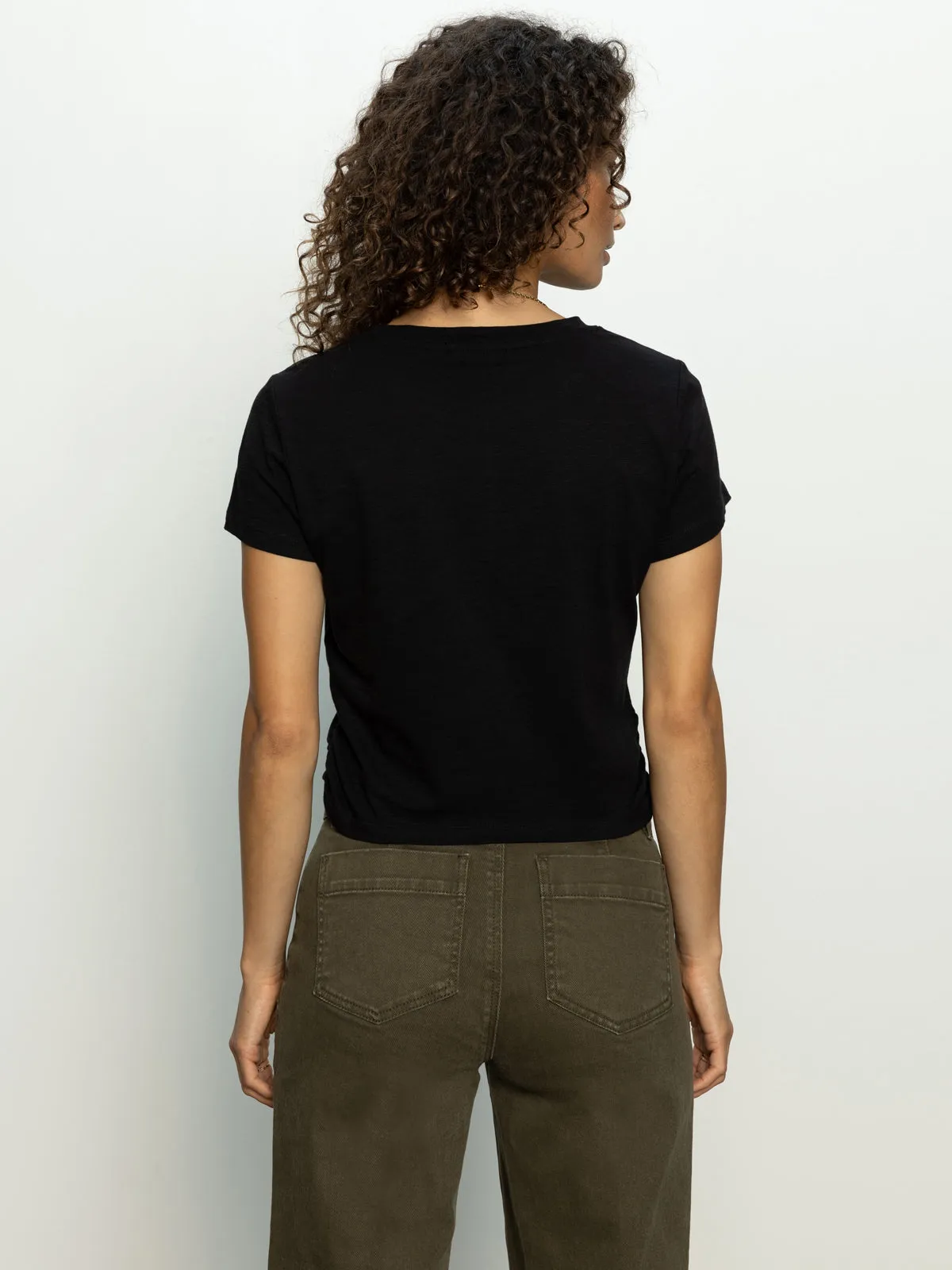 Highstreet Tee Black Casual Touch Chic Vibe